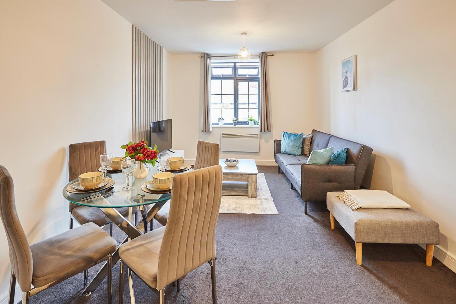 Nottingham Brand New 1Br Apt W/ Full Kitchen City Eksteriør billede